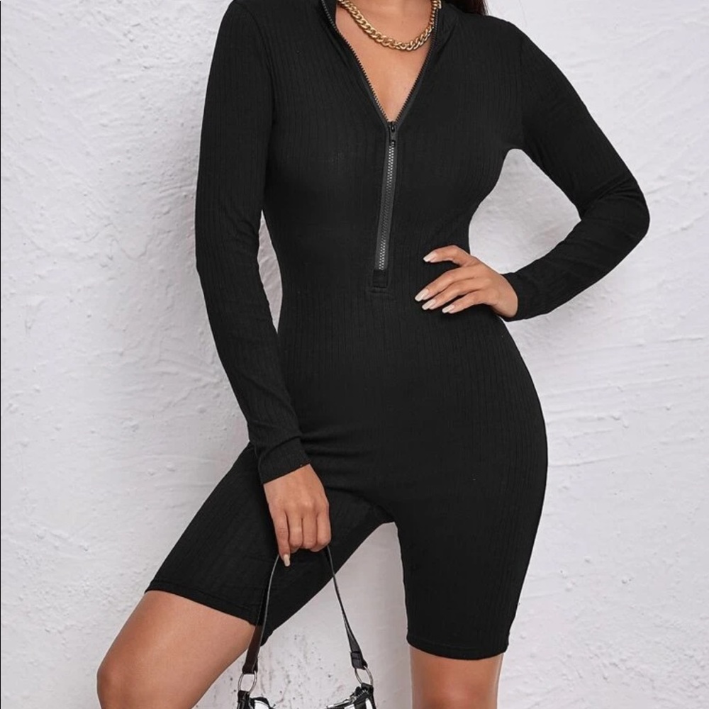 Zip up romper